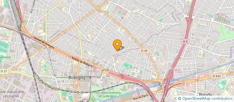 localisation de l'entreprise E.S.T.B à DRANCY