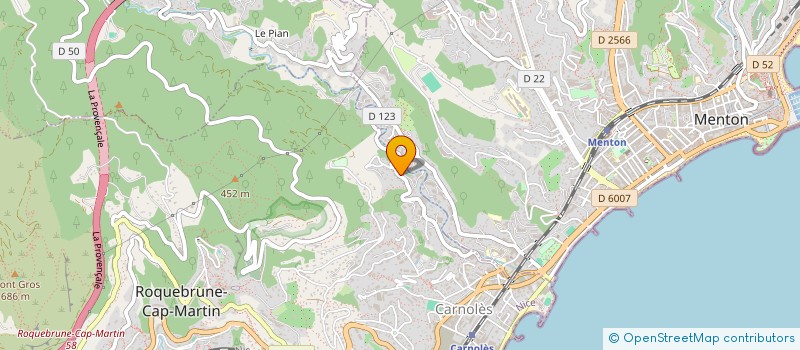 localisation de l'entreprise E.S.T BATIMENT  ROQUEBRUNE-CAP-MARTIN