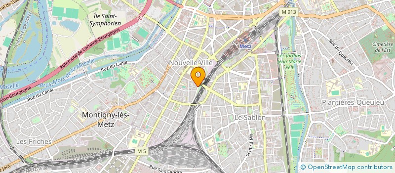 localisation de l'entreprise E.S.T ENGINEERING AND SOLUTIONS TECHNOLOGY  METZ