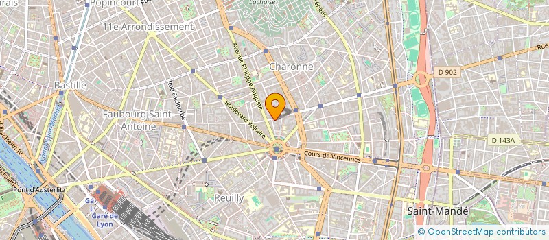 localisation de l'entreprise E.S.T.I.M 96  PARIS