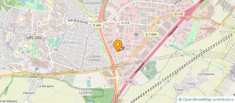 localisation de l'entreprise E.S.V.I. VETOLABO à LES ULIS