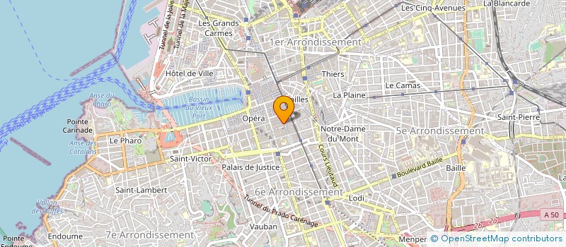 localisation de l'entreprise E.SANGUINETTI, J.FERRARO, A.CLERC ET J.AUGIER à MARSEILLE