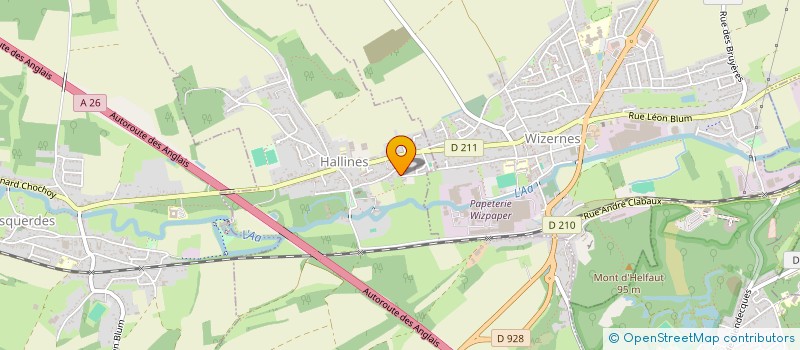 localisation de l'entreprise E SCALES  HALLINES