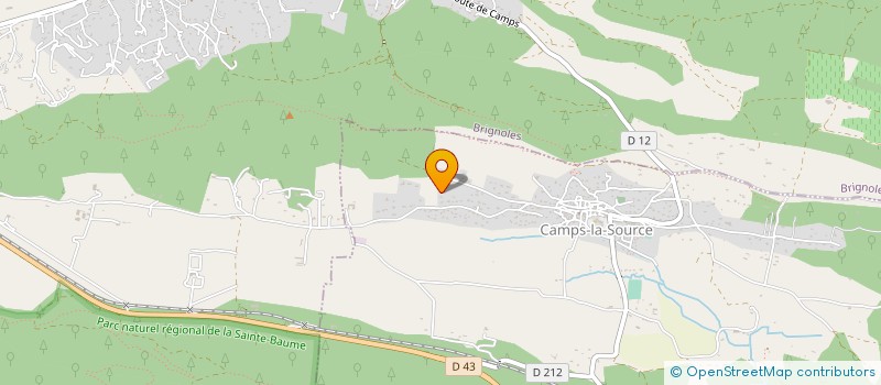 localisation de l'entreprise E.SCHOONDERBEEK IMMOBILIER à CAMPS-LA-SOURCE