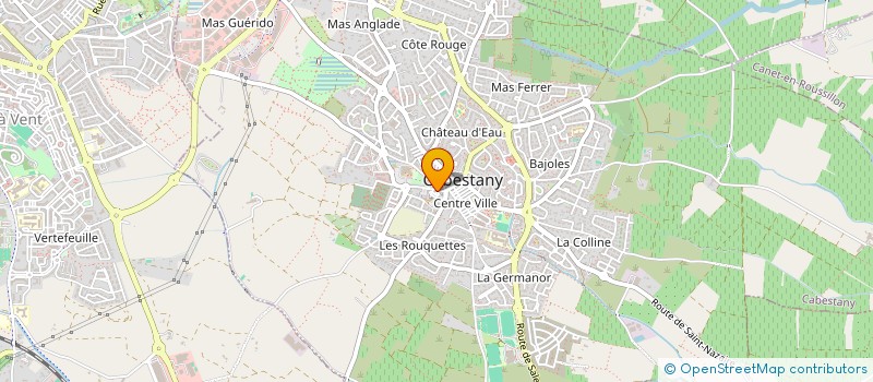 localisation de l'entreprise E SENS à CABESTANY