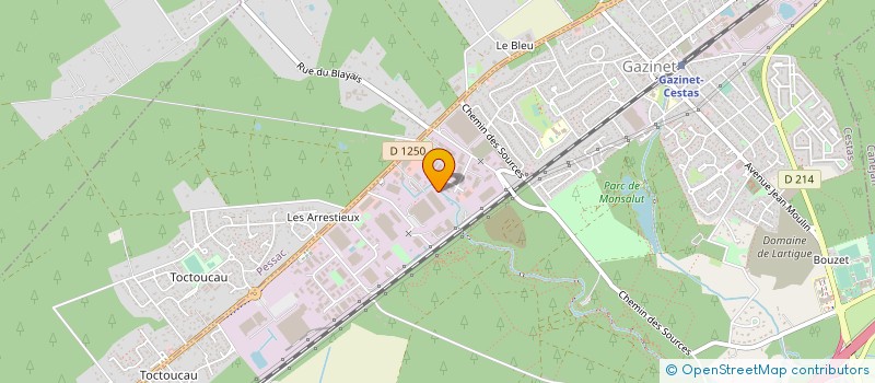 localisation de l'entreprise E-SENS SARL  CESTAS