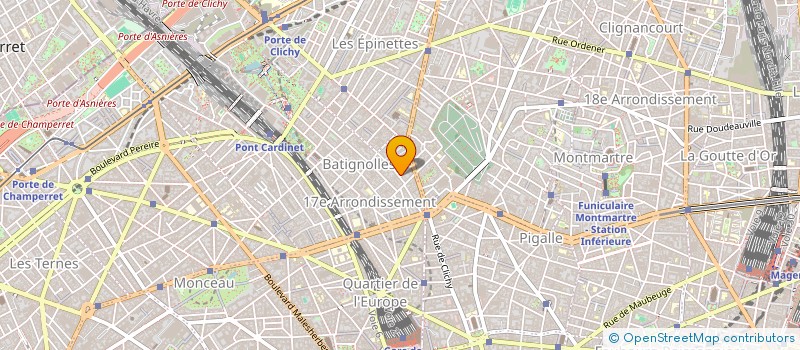 localisation de l'entreprise E-SENSE à PARIS