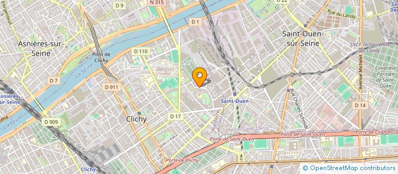 localisation de l'entreprise E-SHOP WEB  CLICHY