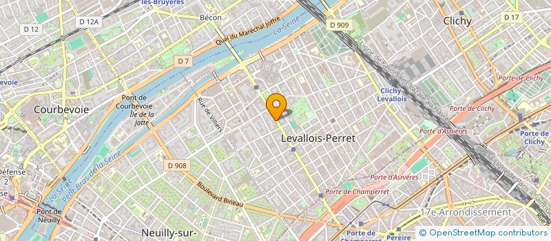 localisation de l'entreprise E - SIM EUROPE SARL à LEVALLOIS-PERRET