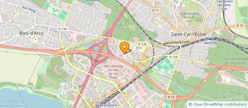 localisation de l'entreprise E-SOFT FRANCE à MONTIGNY-LE-BRETONNEUX