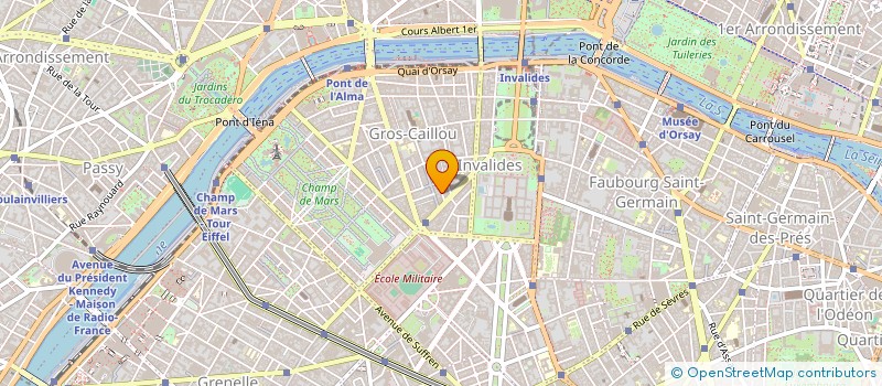 localisation de l'entreprise E SPACE SARL à PARIS