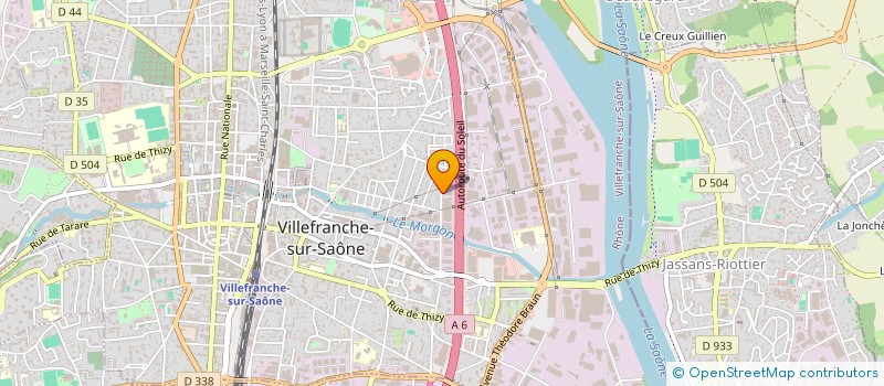 localisation de l'entreprise E-SPHERE à VILLEFRANCHE-SUR-SAONE