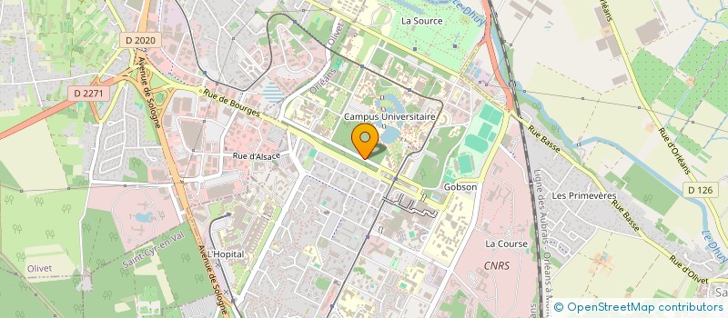 localisation de l'entreprise E-SPORT ASSOCIATION à ORLEANS
