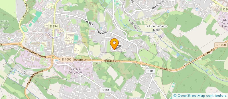 localisation de l'entreprise E-SPORT OPS  ANGOULEME