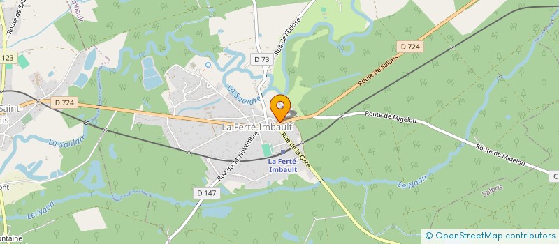 localisation de l'entreprise E SPORT SANTE  LA FERTE-IMBAULT