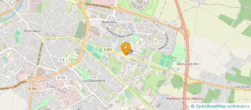 localisation de l'entreprise E-STAMP à POITIERS