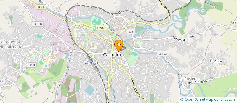 localisation de l'entreprise E-STHETIC  CARMAUX