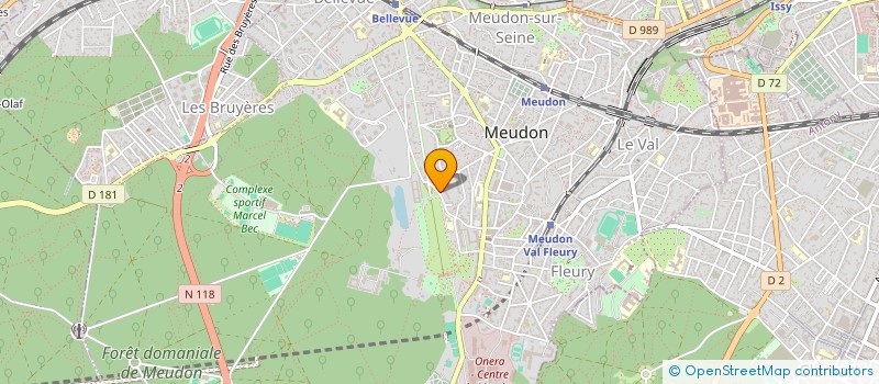 localisation de l'entreprise E*STIM  MEUDON