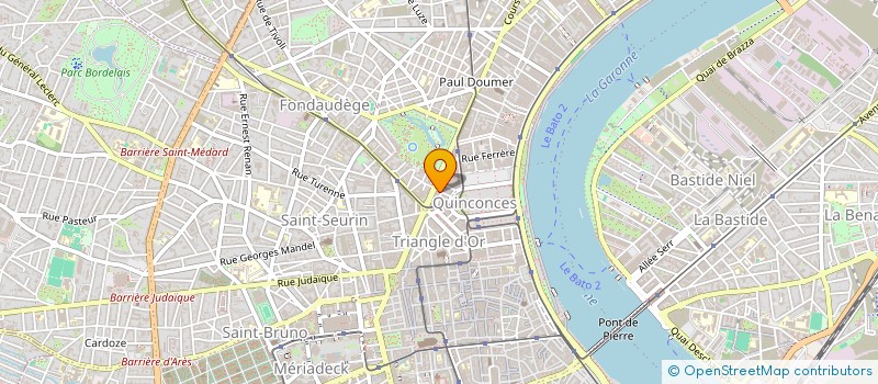 localisation de l'entreprise E-STUDIOZ  BORDEAUX