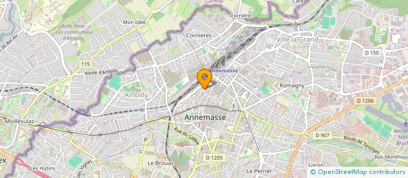 localisation de l'entreprise E-SUSHI à ANNEMASSE