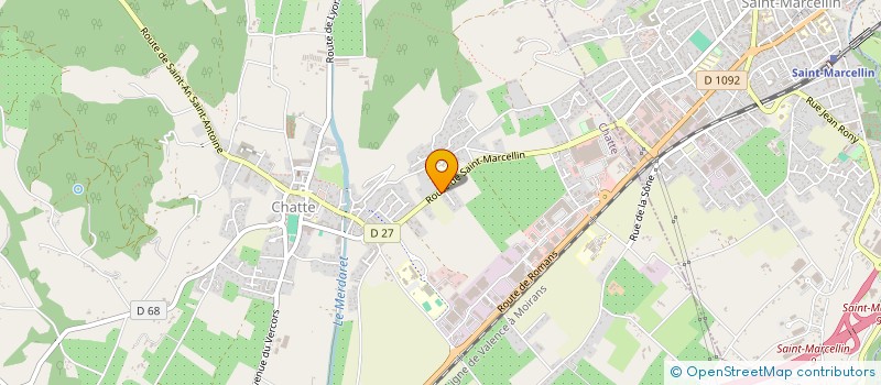 localisation de l'entreprise E@SY PERMIS  SAINT-MARCELLIN