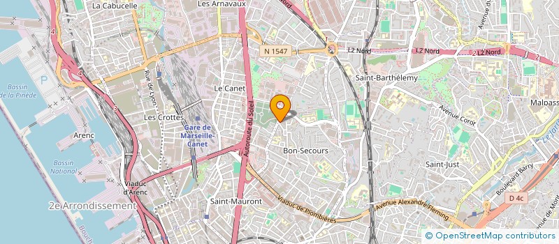 localisation de l'entreprise E@SY-PHONE à MARSEILLE