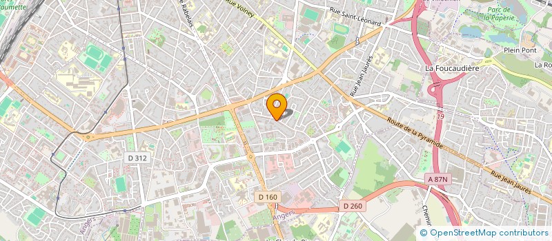 localisation de l'entreprise E.SYSTEME  ANGERS