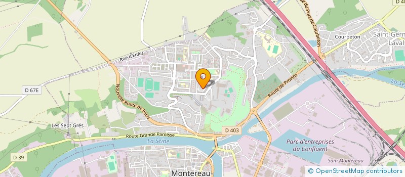 localisation de l'entreprise E.T.A à MONTEREAU-FAULT-YONNE