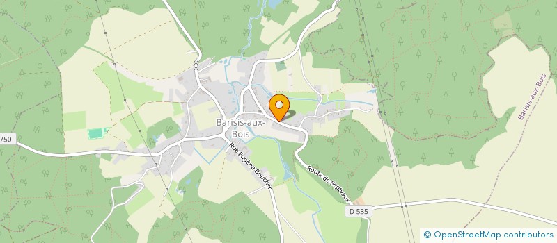 localisation de l'entreprise E.T.A AGRI 2D  BARISIS-AUX-BOIS