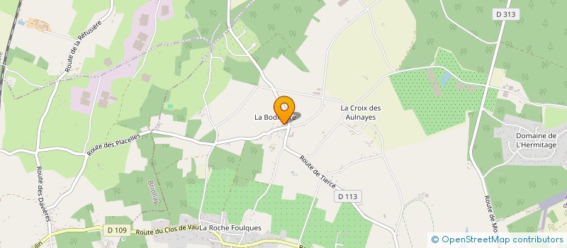 localisation de l'entreprise E.T.A. BOUJUAU à LOIRE-AUTHION