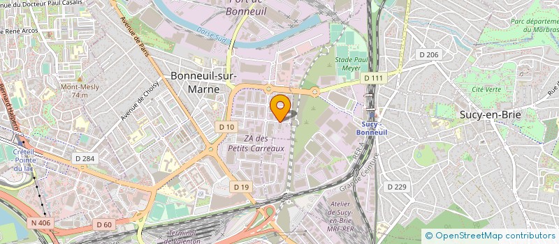 localisation de l'entreprise E-T-A ELECTRO - TECHNIQUES à BONNEUIL-SUR-MARNE