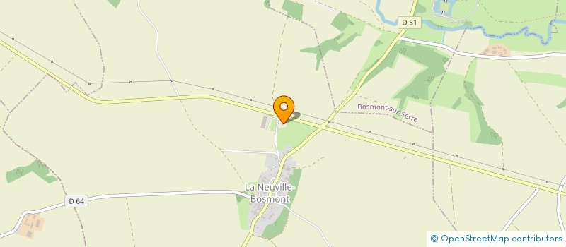 localisation de l'entreprise E.T.A GERNEZ  LA NEUVILLE-BOSMONT