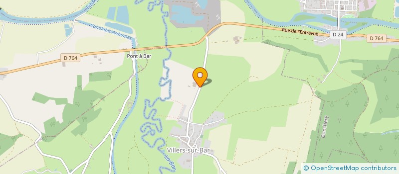 localisation de l'entreprise E.T.A GUERIN FILS  VILLERS-SUR-BAR