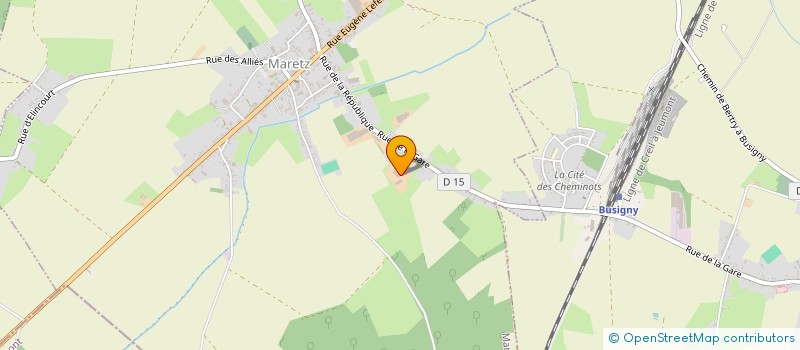 localisation de l'entreprise E.T.A. LEVEQUE  MARETZ