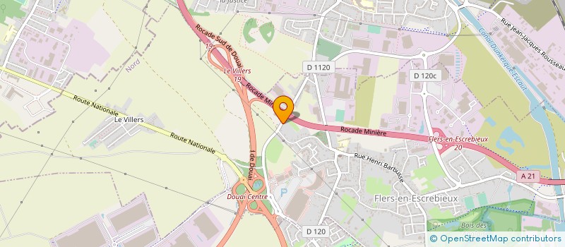 localisation de l'entreprise E.T.A. LOLLI  FLERS-EN-ESCREBIEUX