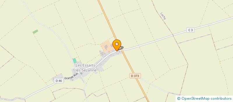 localisation de l'entreprise E.T.A. MERAT à LES ESSARTS-LES-SEZANNE