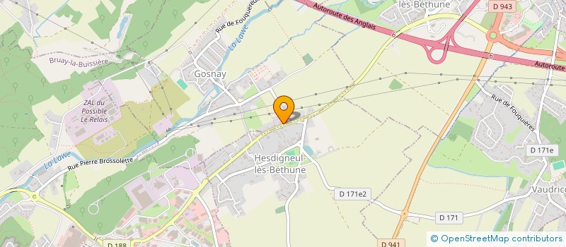 localisation de l'entreprise E.T.A. MEURILLON  GOSNAY