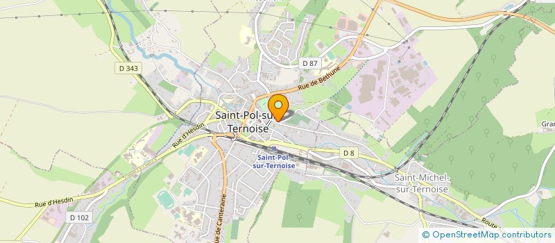 localisation de l'entreprise E T A P E à SAINT-POL-SUR-TERNOISE