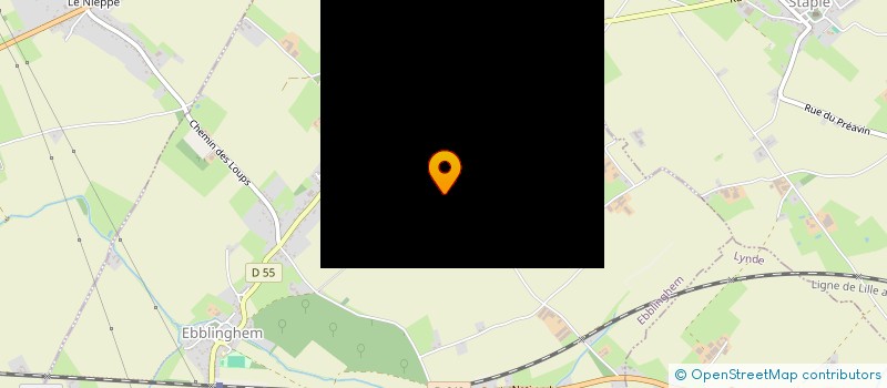 localisation de l'entreprise E.T.A. POCHOLLE à EBBLINGHEM