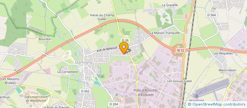localisation de l'entreprise E.T.A. RICHARD à HELOUP