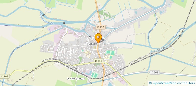 localisation de l'entreprise E.T AGENCEMENT à MARANS