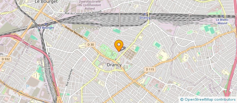 localisation de l'entreprise E.T.B à DRANCY