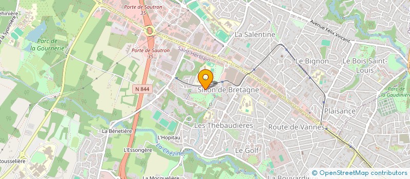 localisation de l'entreprise E.T.B.OUEST à SAINT-HERBLAIN