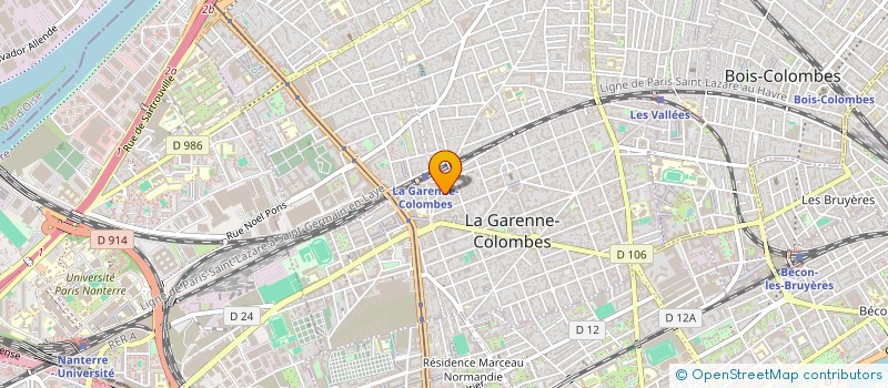 localisation de l'entreprise E T B RENOVATION à LA GARENNE-COLOMBES