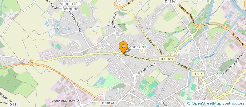 localisation de l'entreprise E.T. BUSINESS  ANNEZIN