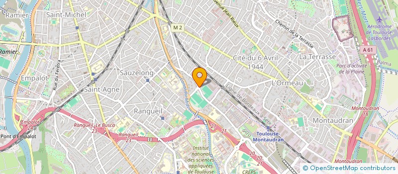 localisation de l'entreprise E.T.C à TOULOUSE
