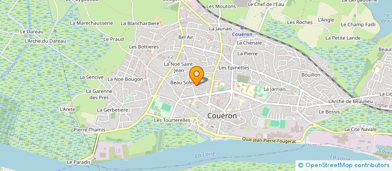 localisation de l'entreprise E.T.C.P. à COUERON
