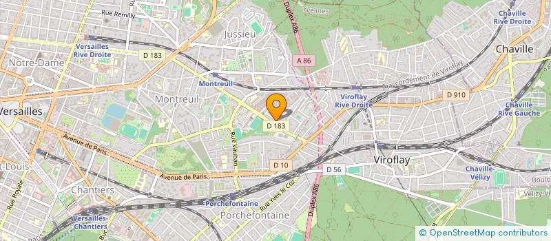 localisation de l'entreprise E.T. CONSEIL ET STRATEGIE à VERSAILLES
