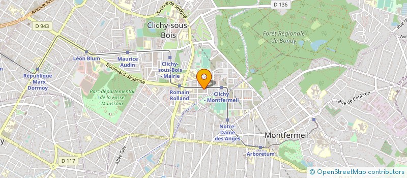 localisation de l'entreprise E.T.E à CLICHY-SOUS-BOIS