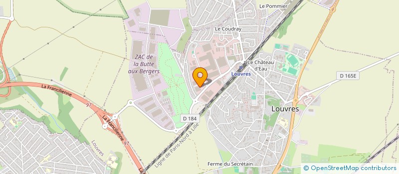 localisation de l'entreprise E.T.E INVEST  LOUVRES